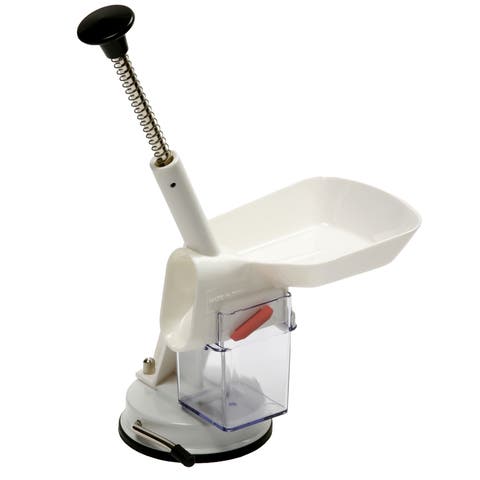 Deluxe Automatic Feed Cherry Pitter with Suction Base and Catch Hopper
