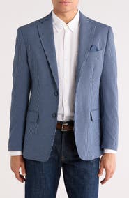 Lucky Brand Heather Stripe Sport Coat