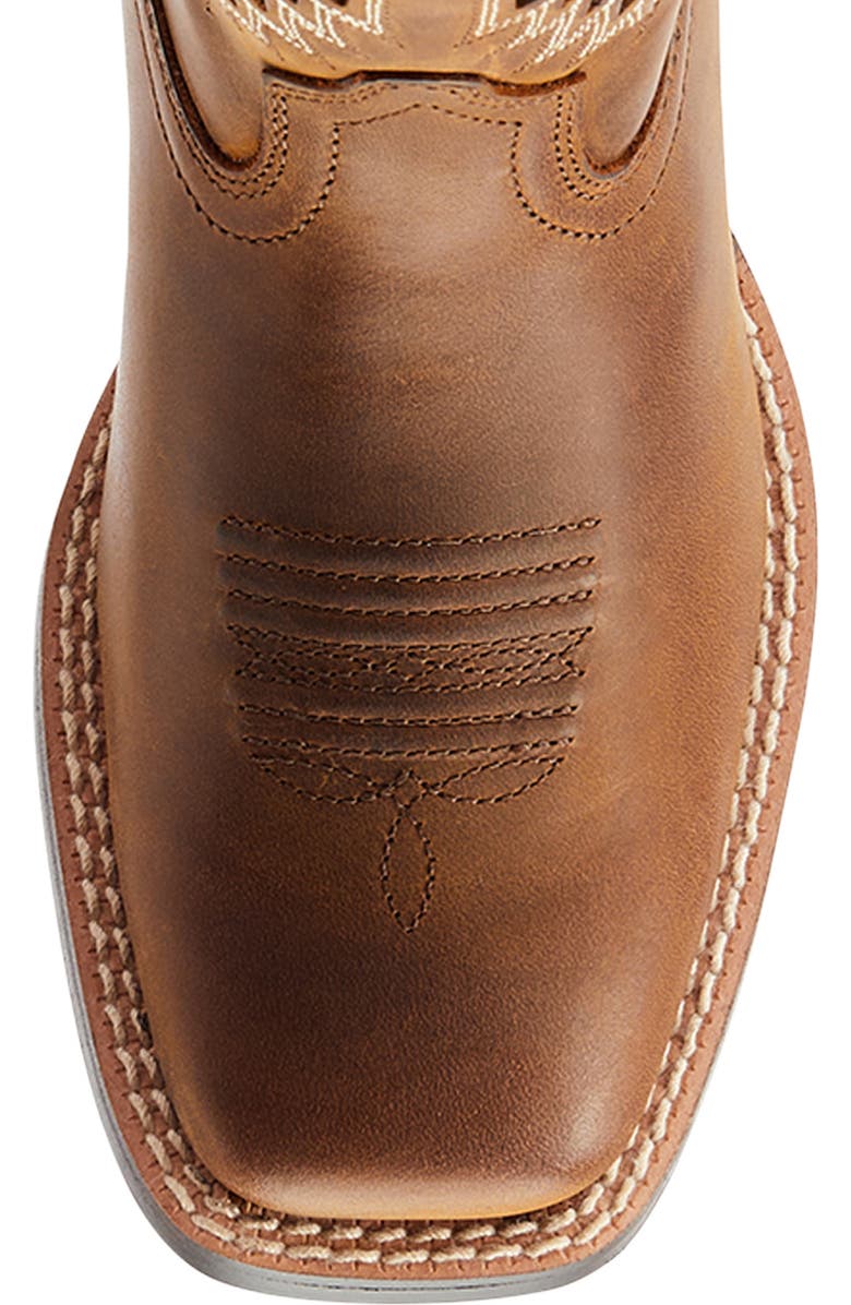 Ariat Kids' Quickdraw VentTEK<sup>™</sup> Cowboy Boot, Alternate, color, Brown