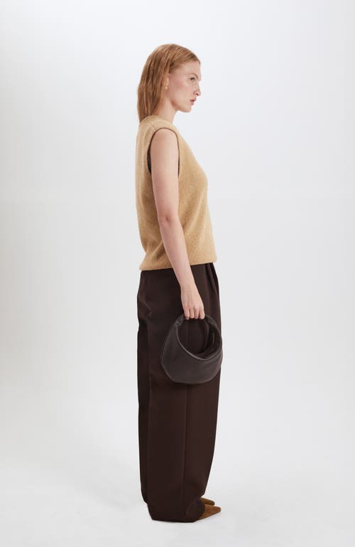 Hyer Goods Mini Leather Convertible Hobo Crescent Ring Bag