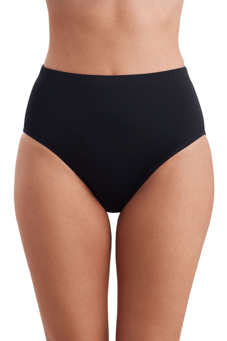 Basic Hipster Brief Swimsuit Bottom, Main, color, Black