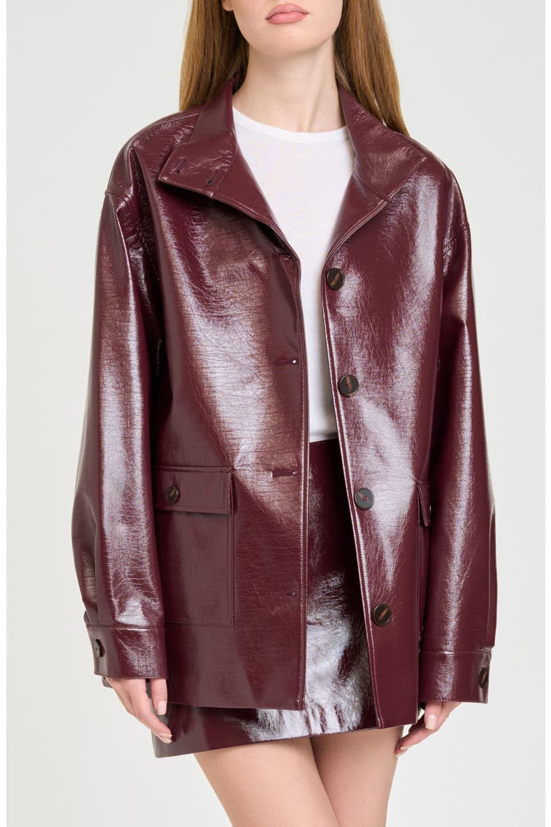 WAYF Rocky Faux Leather Jacket (Women) | Nordstrom