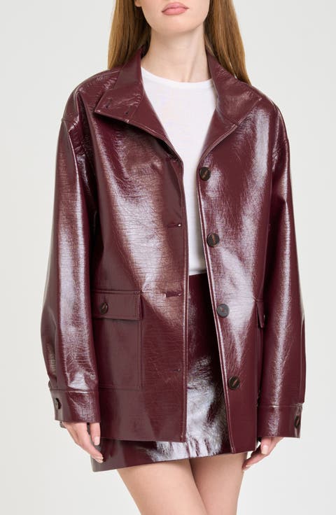 Rocky Faux Leather Jacket