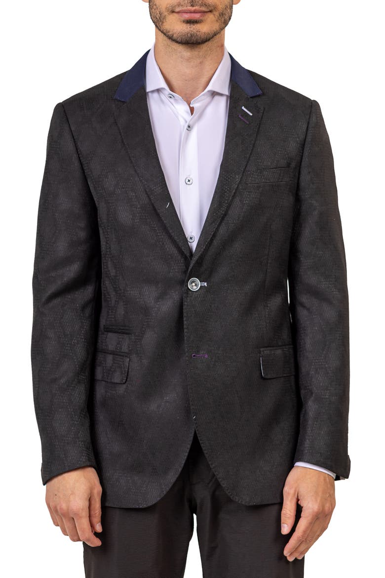 Socrate Ascension Sport Coat, Main, color, BLACK