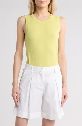 TWP Knit Tank in Midnight main image 1