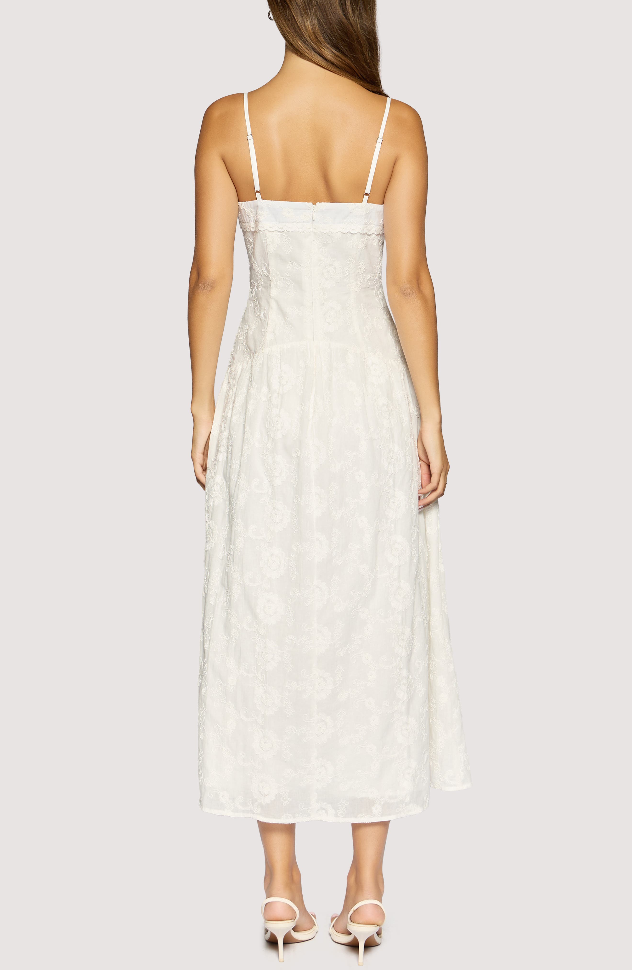 Olympia Embroidered Sundress - image 2