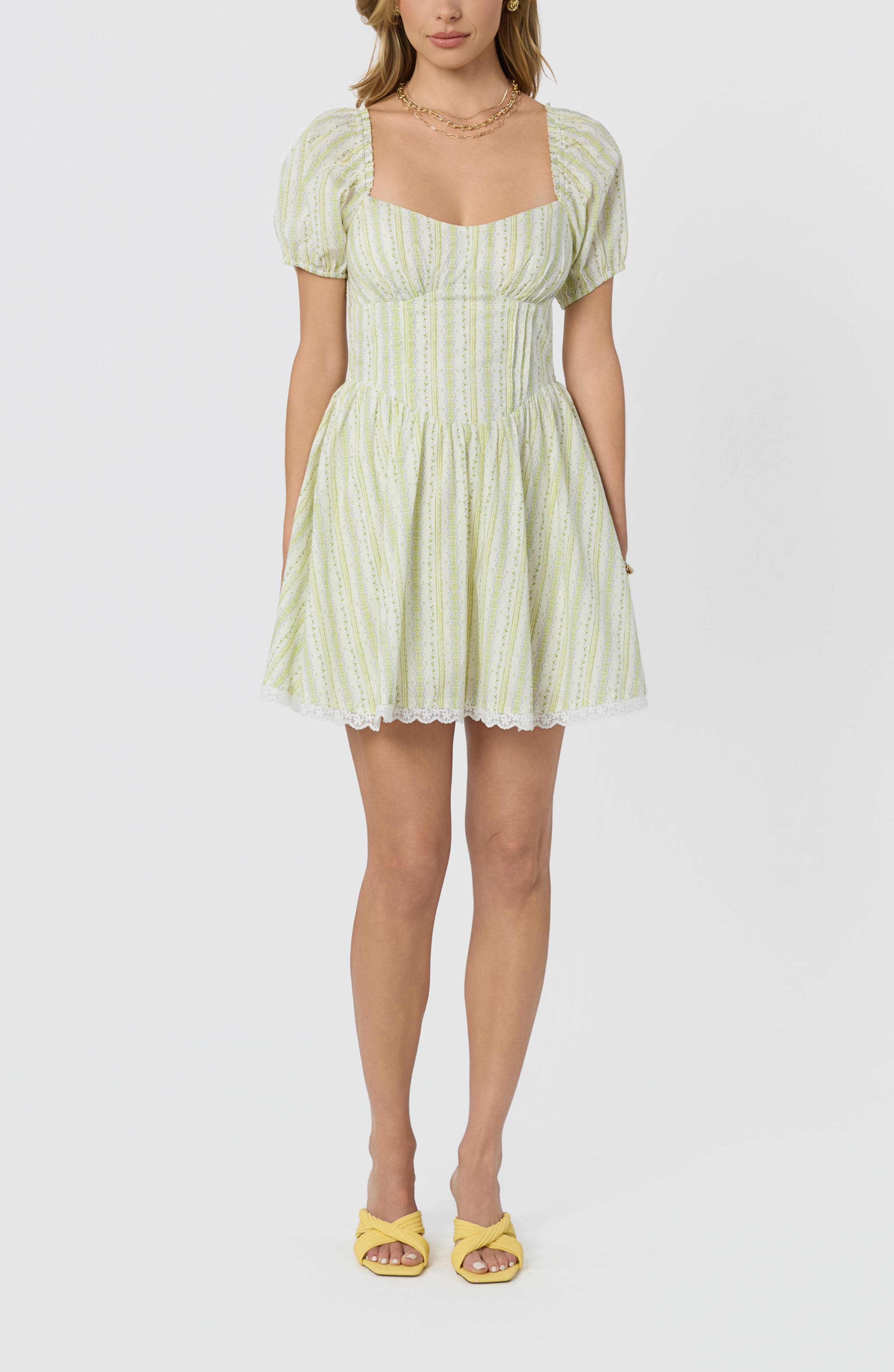 selected IVORY VINTAGE STRIPE