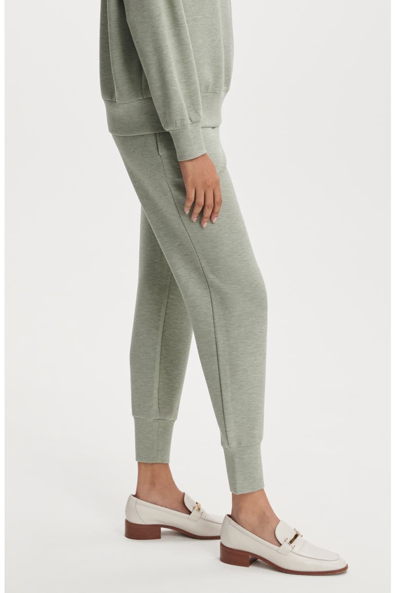 Brushed Rib Slim Cuff 25-Inch Pants, Alternate, color, SHADOW MARL