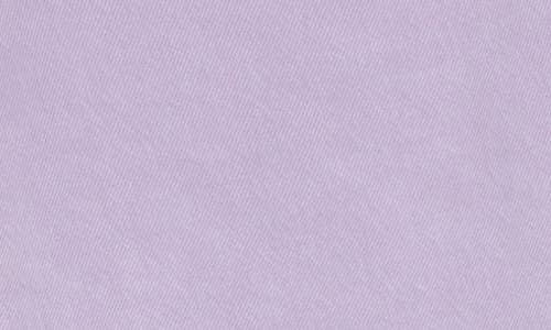 7 For All Mankind Frayed Denim Bermuda Shorts In Purple