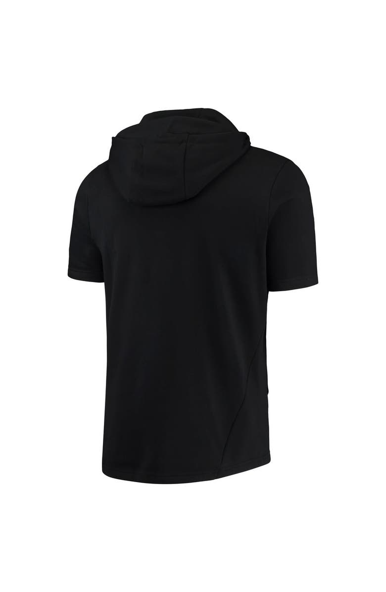 LEVELWEAR Men's Levelwear Black Chicago White Sox Recruit Short Sleeve Full-Zip Hoodie Jacket, Alternate, color, 