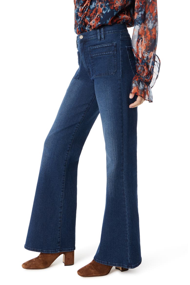 Bay Flare Jeans, Alternate, color, HAVEN