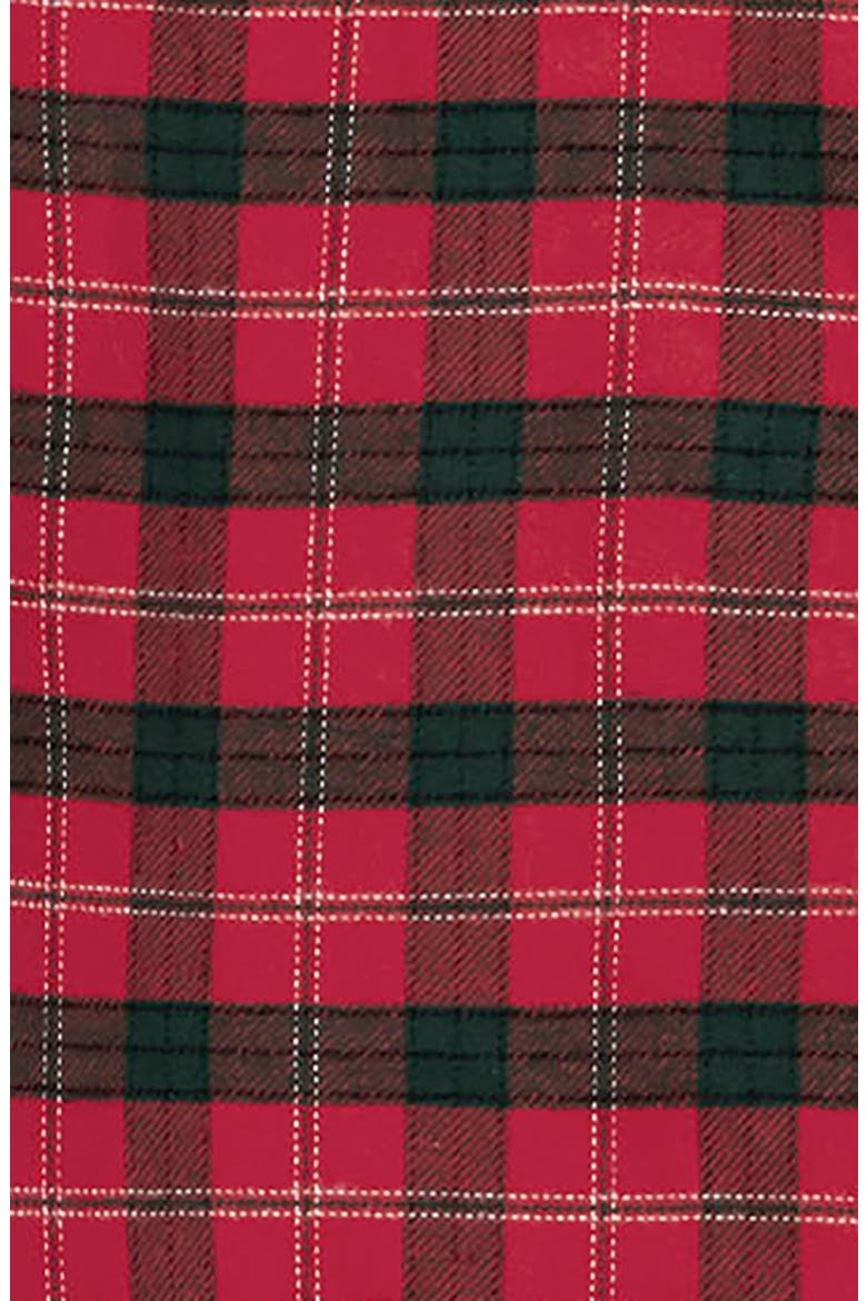 Organic Long Sleeve Flannel Button Down Shirt, Alternate, color, London Plaid