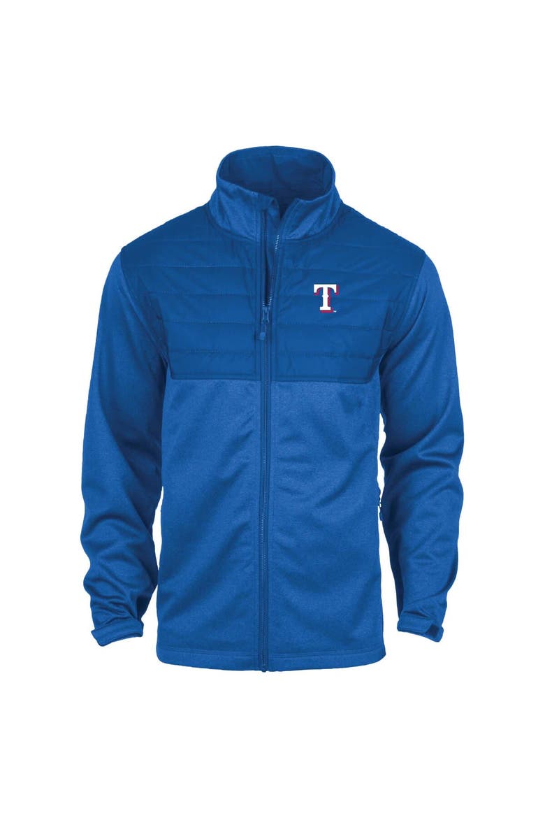 Men's Dunbrooke  Heather Royal Texas Rangers Explorer Full-Zip Jacket, Alternate, color, Heather Royal