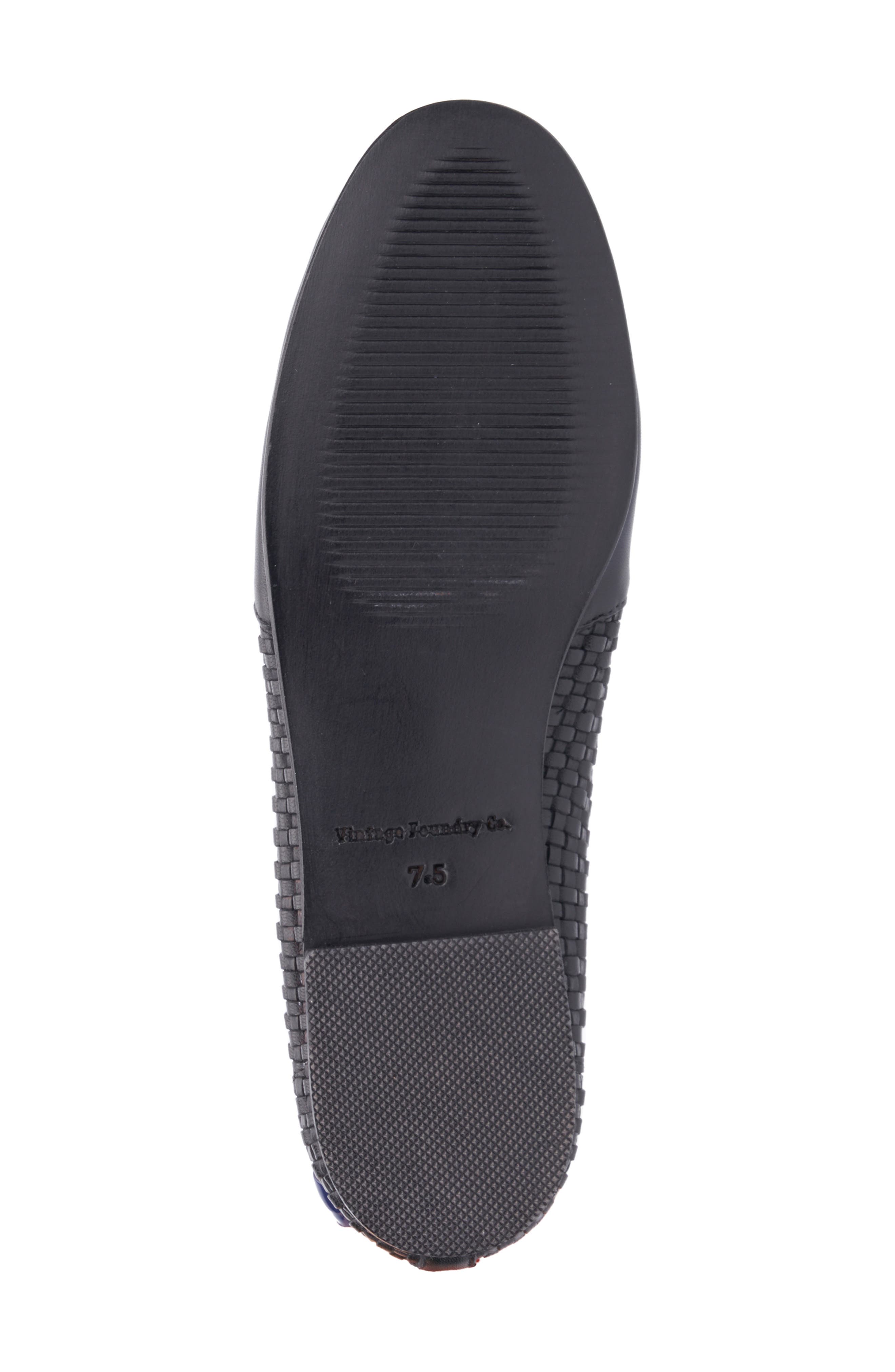 VINTAGE FOUNDRY Wilma Woven Ballet Flat, Alternate, color, Black