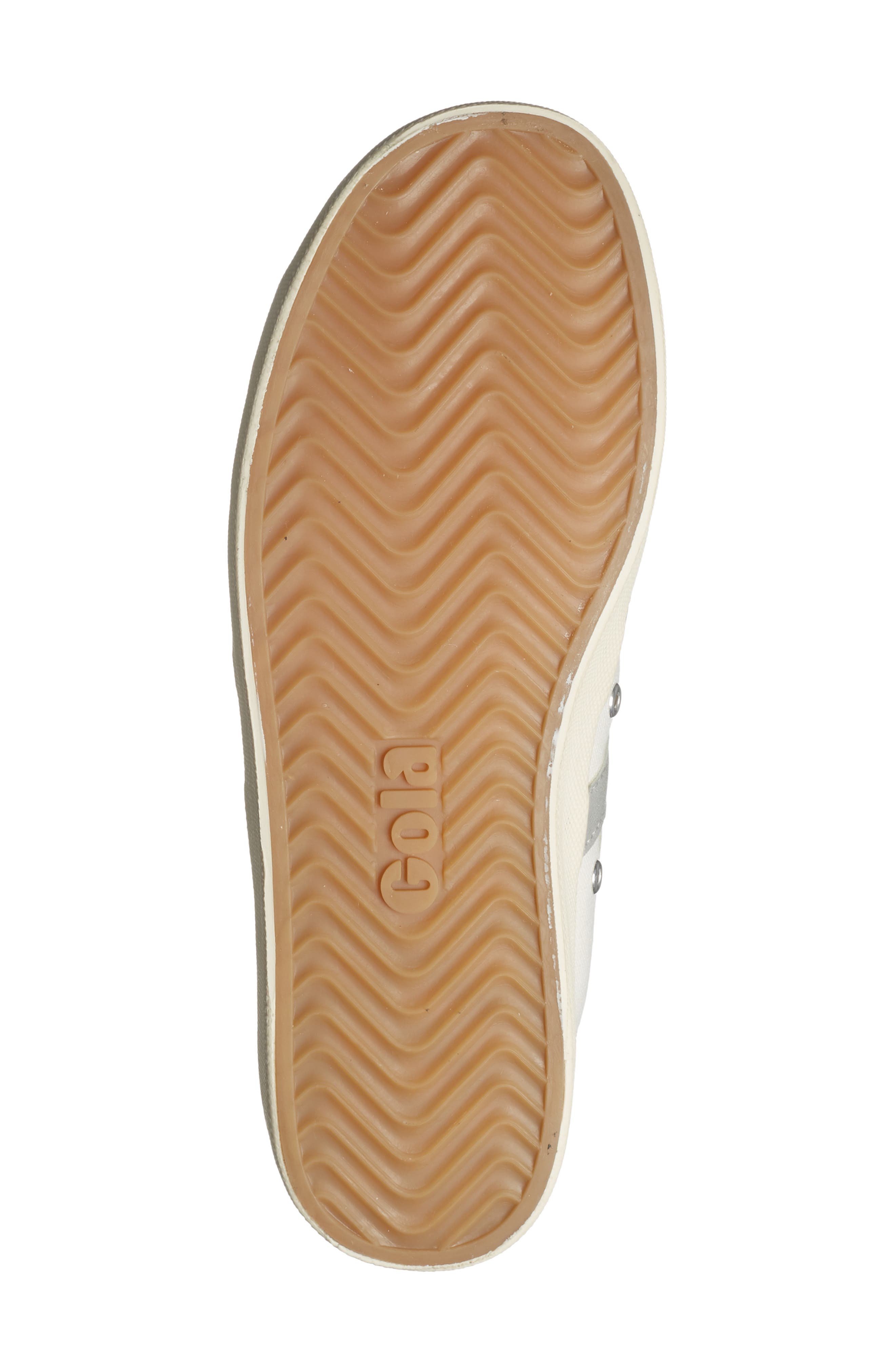 Gola Coaster Flame High Top Sneaker, Alternate, color, Off White/ Silver