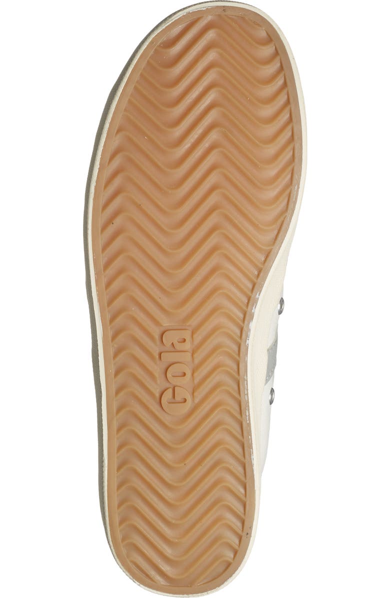 Gola Coaster Flame High Top Sneaker, Alternate, color, Off White/ Silver