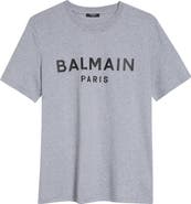 Balmain Print Cotton T-Shirt