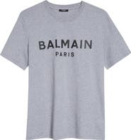Balmain Print Cotton T-Shirt