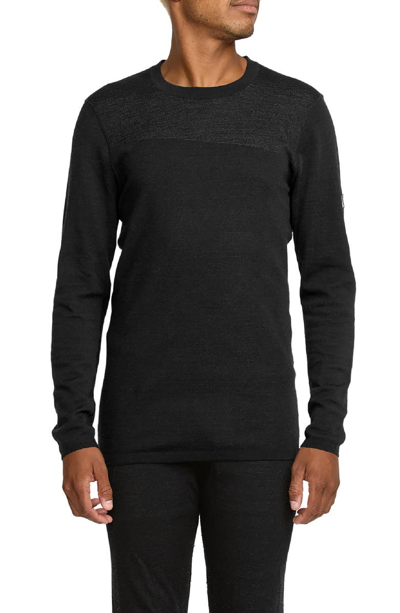 Volcom Engineered Crew Neck Merino Wool T-Shirt, Main, color, 
