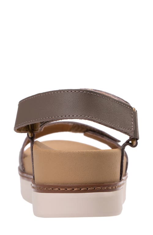 Revitalign Kiera Ankle Strap Sandal In Fossil