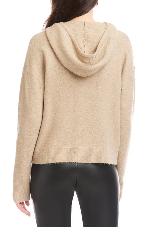 Fifteen Twenty Crystal Embellished Knit Hoodie In Multi