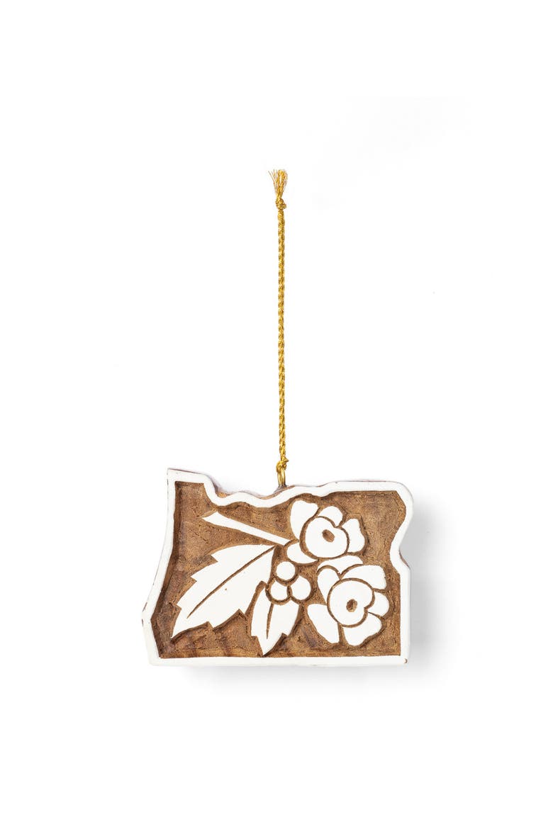 Oregon State Grape Ornament, Main, color, Natural