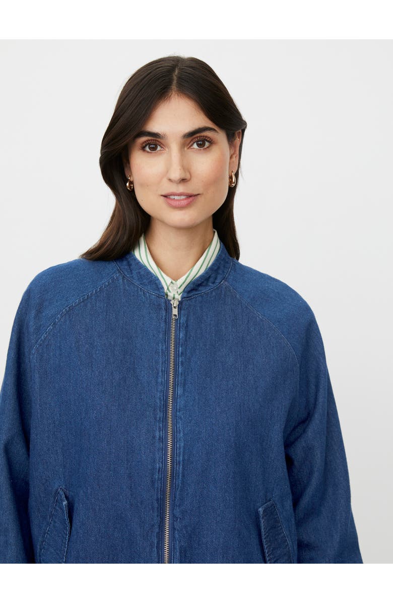 Masai Copenhagen MaJossana Bomber Jacket, Alternate, color, Dark Denim
