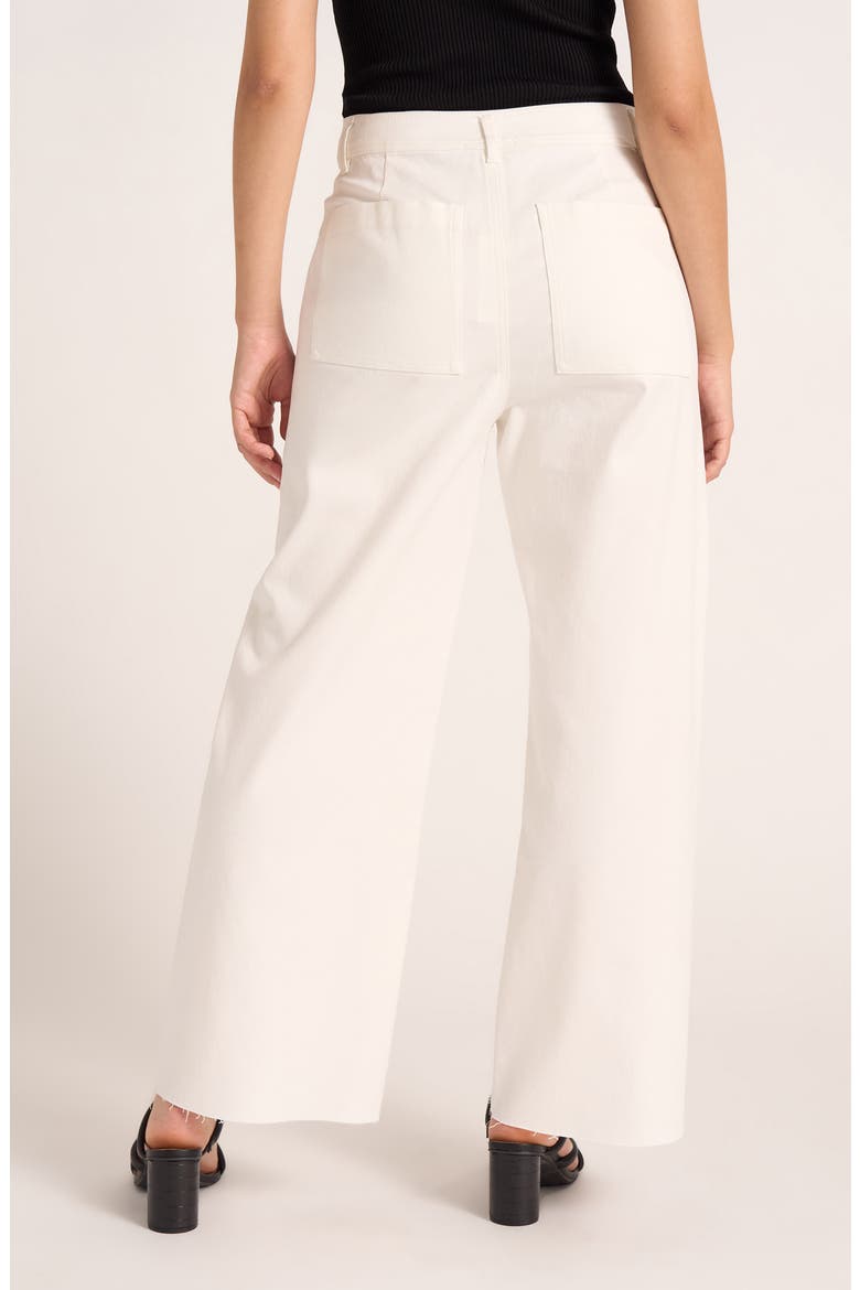Lizzie Crop Wide Leg Pants, Alternate, color, VELLUM WHITE