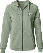 Dalix Heartly Ghost Zip Fleece Hoodie