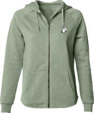 Dalix Heartly Ghost Zip Fleece Hoodie