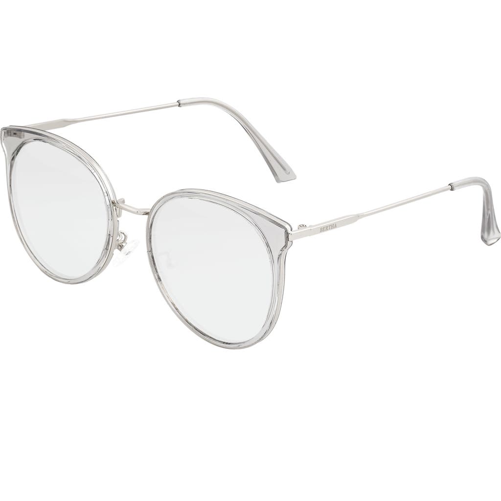 Bertha Women's Brielle 55mm Polarized Sunglasses In Clear/clear