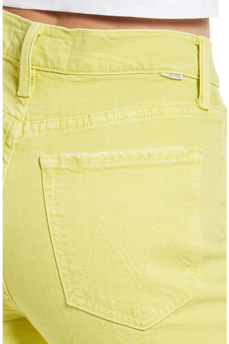 The Tomcat Chew Ripped Crop High Waist Jeans, Alternate, color, CITRON