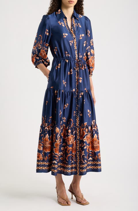 Printed Shirtdress