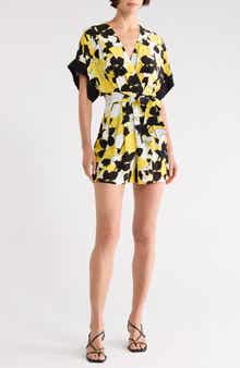 Diane von Furstenberg Rinna Short Sleeve Romper