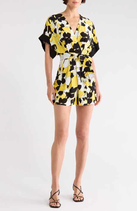Diane von Furstenberg Rinna Short Sleeve Romper
