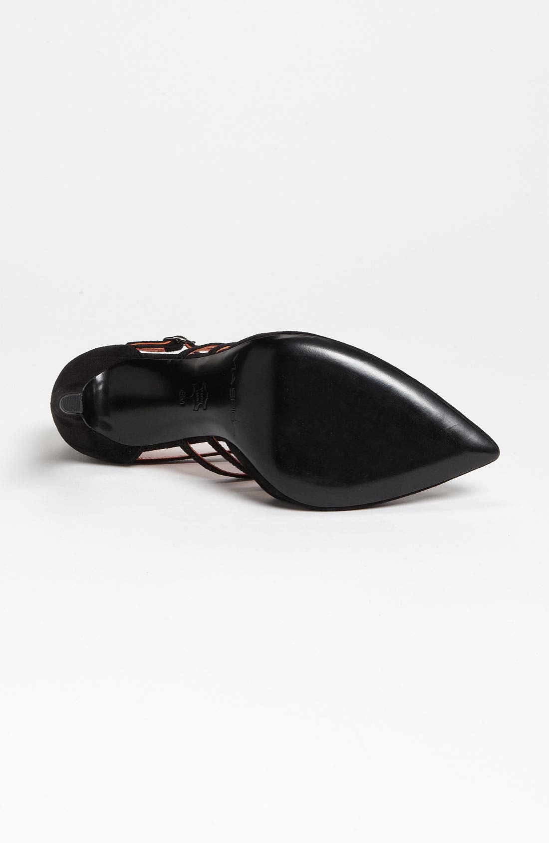 'Edita' Pump, Alternate, color, BLACK SUEDE