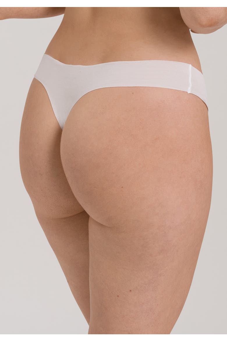 Invisible Cotton Thong, Alternate, color, White