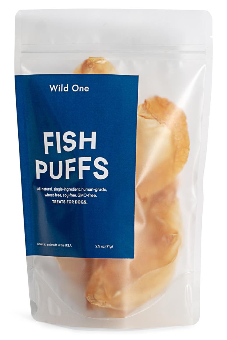 Fish Puffs Dog Snack, Main, color, FISH PUFFS
