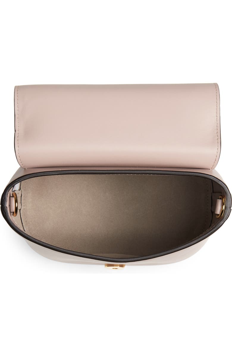 Marni Ring Handle Leather Bag, Alternate, color,