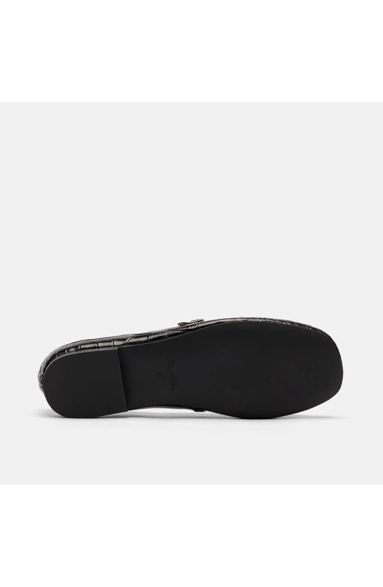 MARC NOLAN Mina Leather Mary Jane Flats, Alternate, color, Black Croc