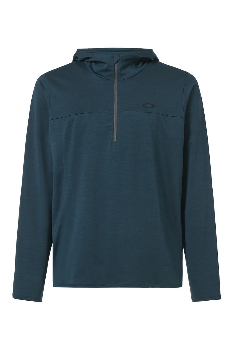 Gravity Range Half Zip Golf Hoodie, Main, color, OIL BLUE