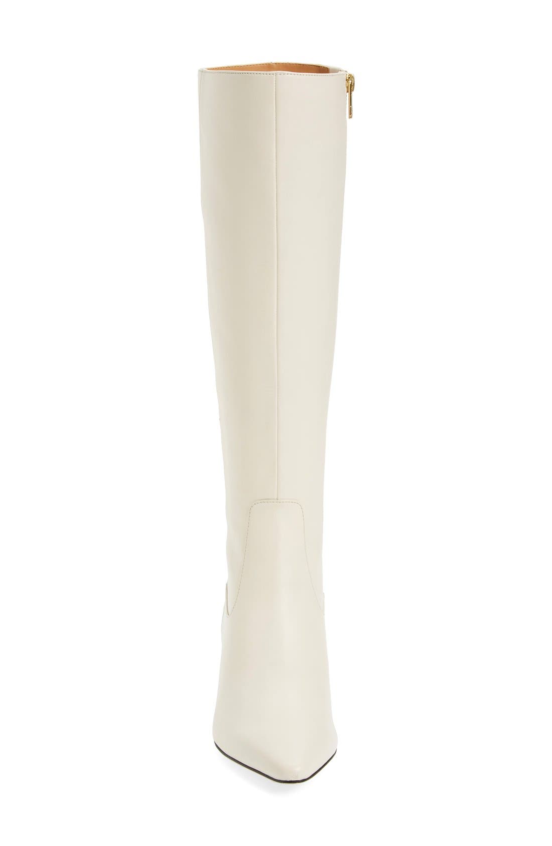 Nolina Tall Boot, Alternate, color, SOFT WHITE LEATHER