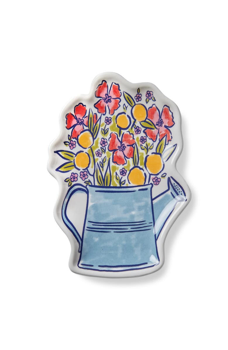 tag Water Can Bouquet Trinket Dish Multi Ceramic Everyday, Main, color, Blue