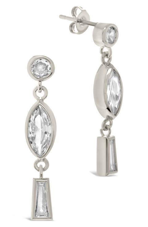 Suvi CZ Drop Earrings