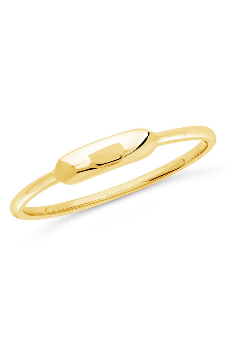 Sterling Forever 14K Gold Vermeil Slim Band Ring, Main, color,