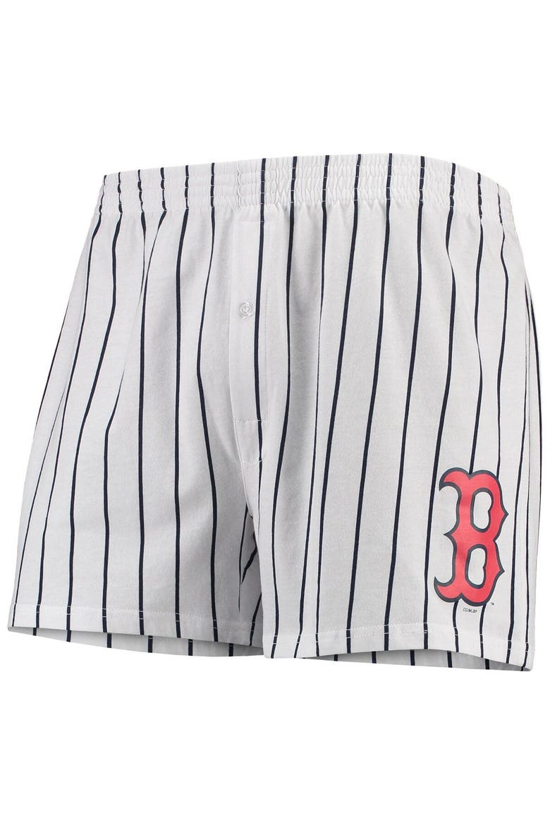 Men's Concepts Sport White Boston Red Sox Vigor Boxer Shorts, Main, color, White