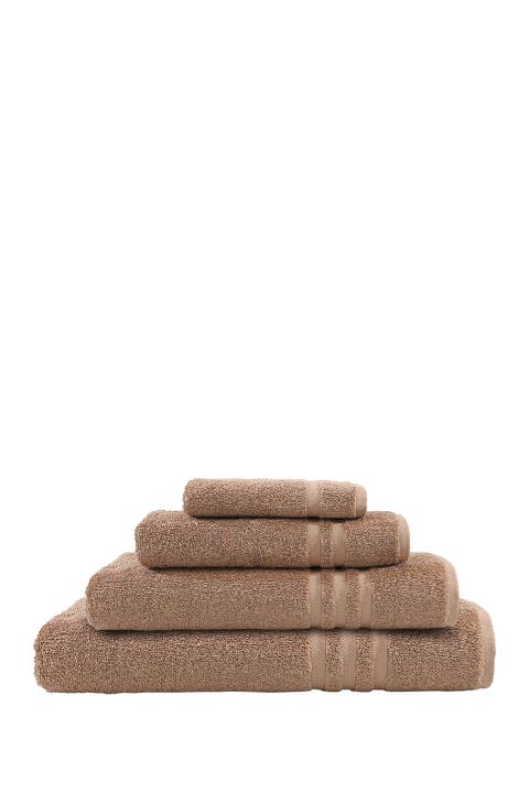 Denzi 4-Piece Towel Set - Latte