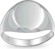 BLING JEWELRY Sterling Silver Simple Monogram Ring