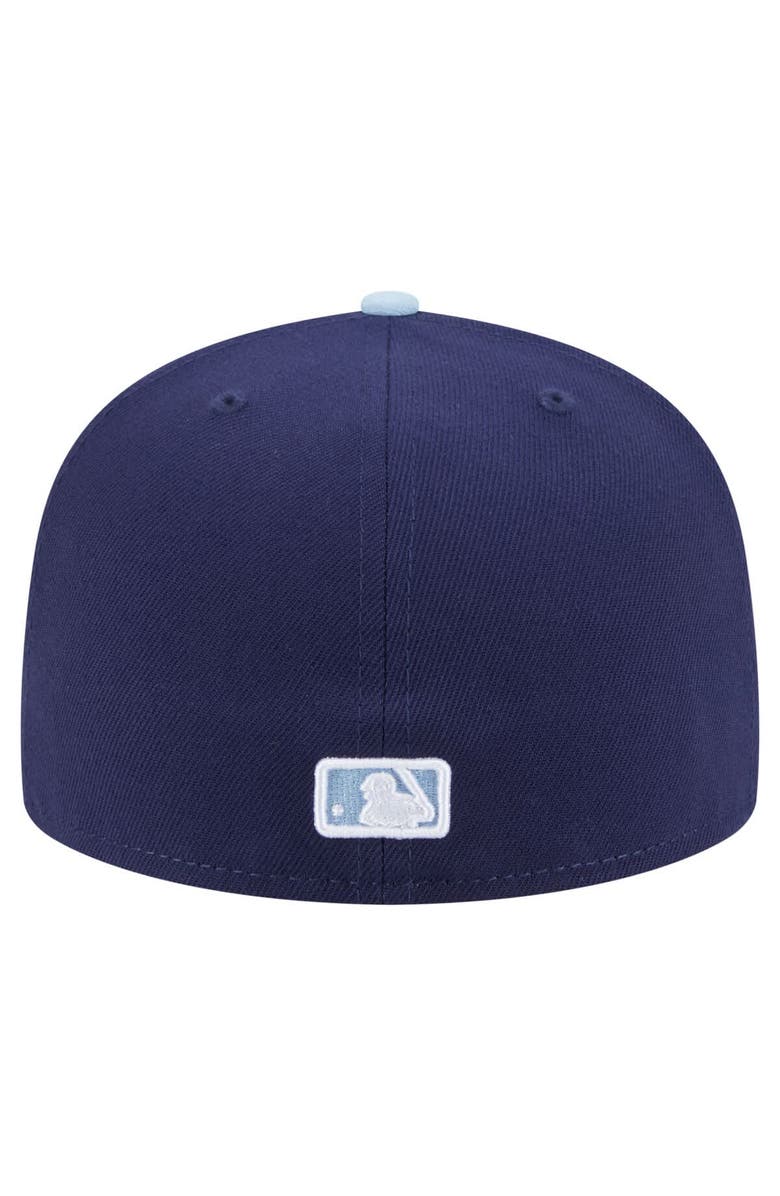 New Era Men's New Era Navy/Light Blue Los Angeles Dodgers Color Pack 2-Tone 59FIFTY Fitted Hat, Alternate, color, Navy