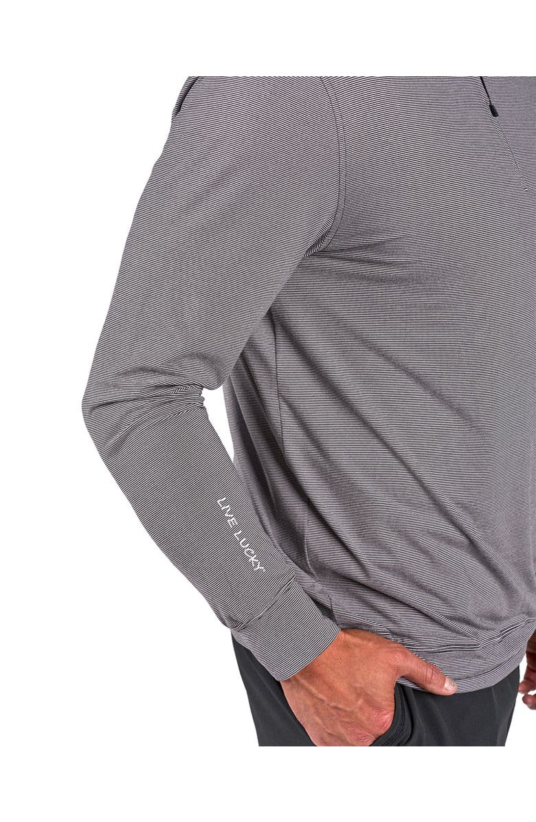 Black Clover Members Only Quarter-Zip, Alternate, color, Black